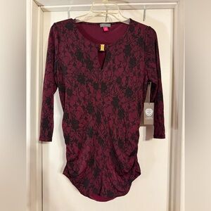 Vince Camuto faux lace blouse